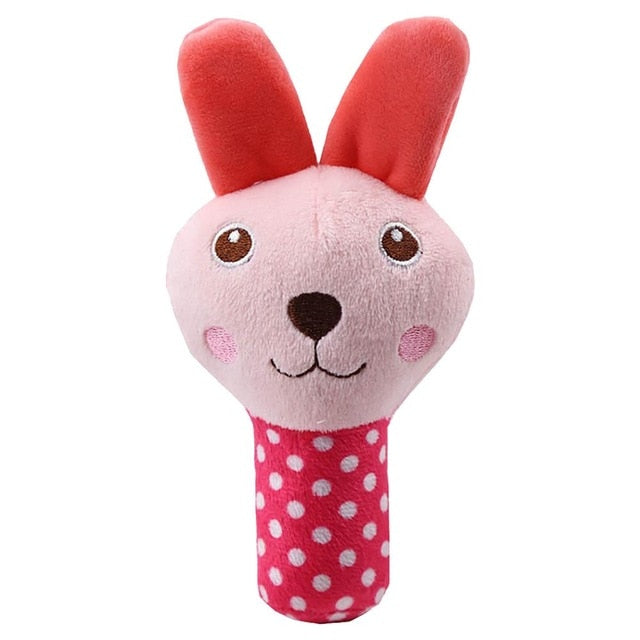 Durable Plush Squeaky Bone Dog Toys for Chewing and Training