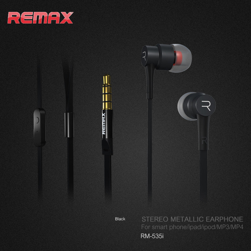 REMAX RM-535i In-Ear Wired Headphones with Microphone