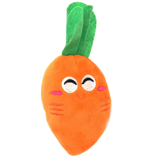 Durable Plush Squeaky Bone Dog Toys for Chewing and Training