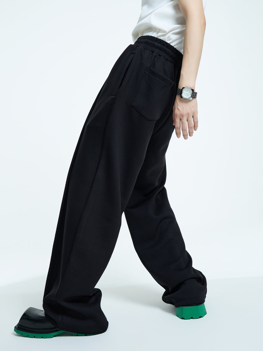 【23s September.】Men's Simple Casual Trousers & Top Sports Suit - Medium