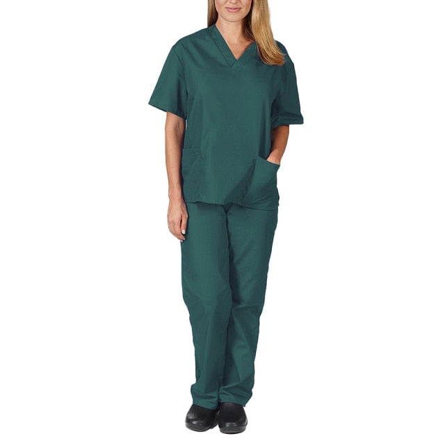 High-Quality Unisex Nursing Scrubs with Elasticity and Comfort