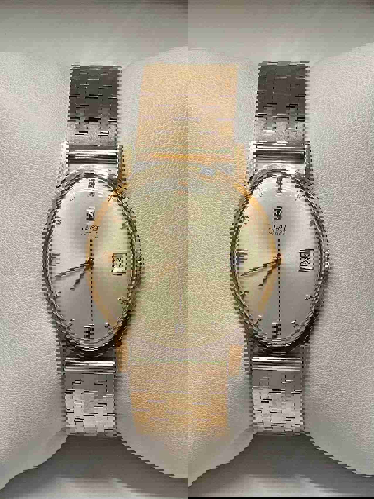 Vintage Tissot Men's Watch in 14k Rose Gold, 1950s, Mint Condition