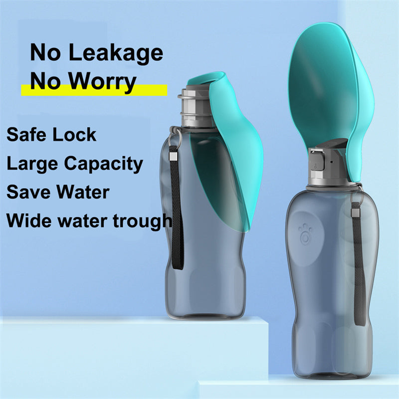 Portable Dog Water Dispenser with Large Capacity and Foldable Bowl