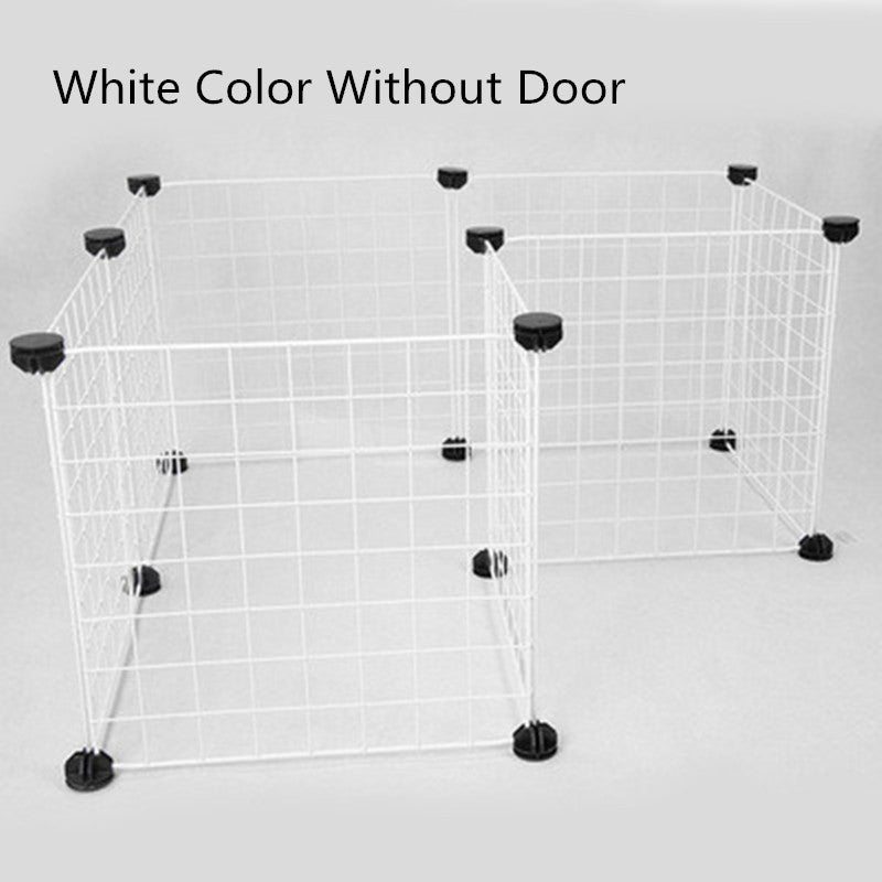 Collapsible Iron Pet Playpen for Small Dogs, Cats, and Small Animals