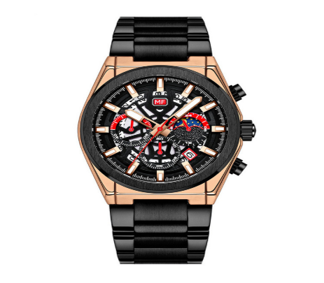 Stylish Men's Quartz Business Watch with Luminous Dial