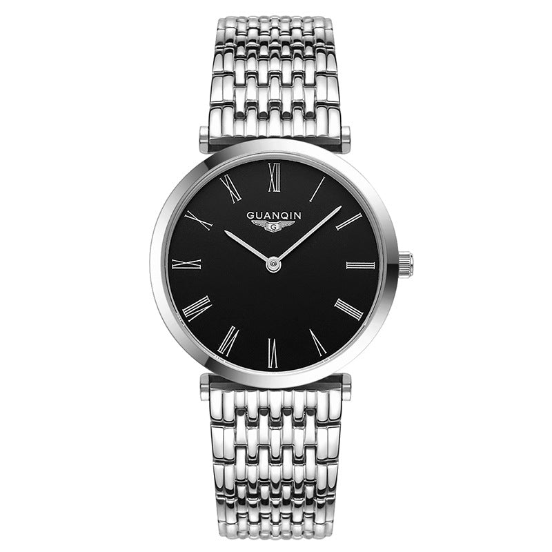 Stylish Quartz Watch with Sapphire Crystal, Water-Resistant for Men and Women