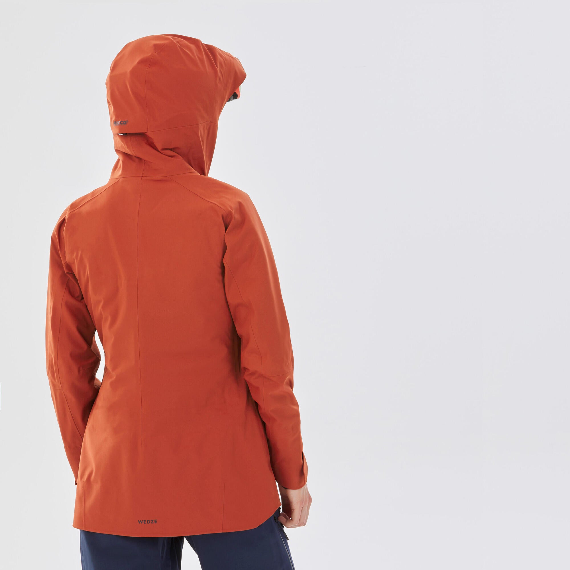 Women's Ski Jacket FR500 - Terracotta