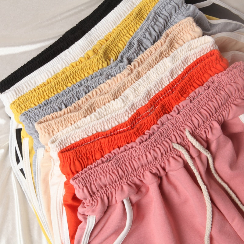 Elastic High-Waist Booty Shorts for Women - Casual Summer Style