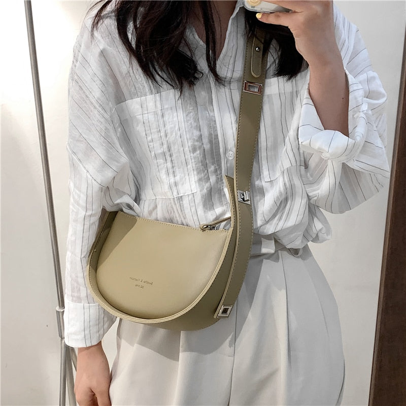 Kukombo Trendy Saddle Crossbody Bag for Women