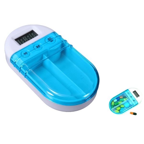 Portable Smart Pill Box with Alarm Clock and Voice Recorder