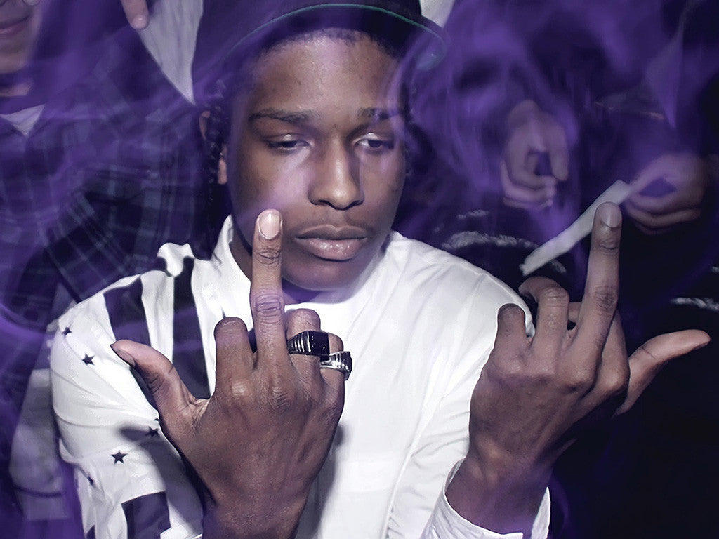 ASAP Rocky Music Themed Poster