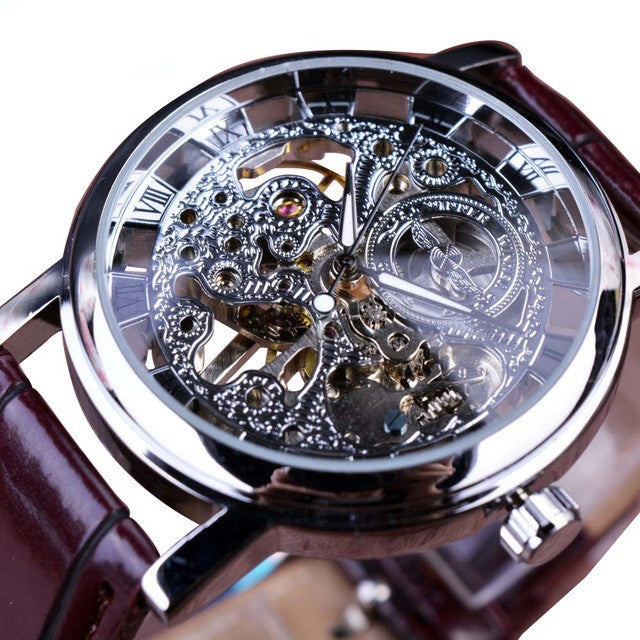 Stylish Men's Mechanical Watch with Classic Design