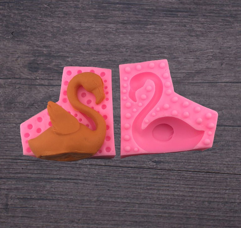 Flamingo Silicone Mold for Creative Baking and Crafting