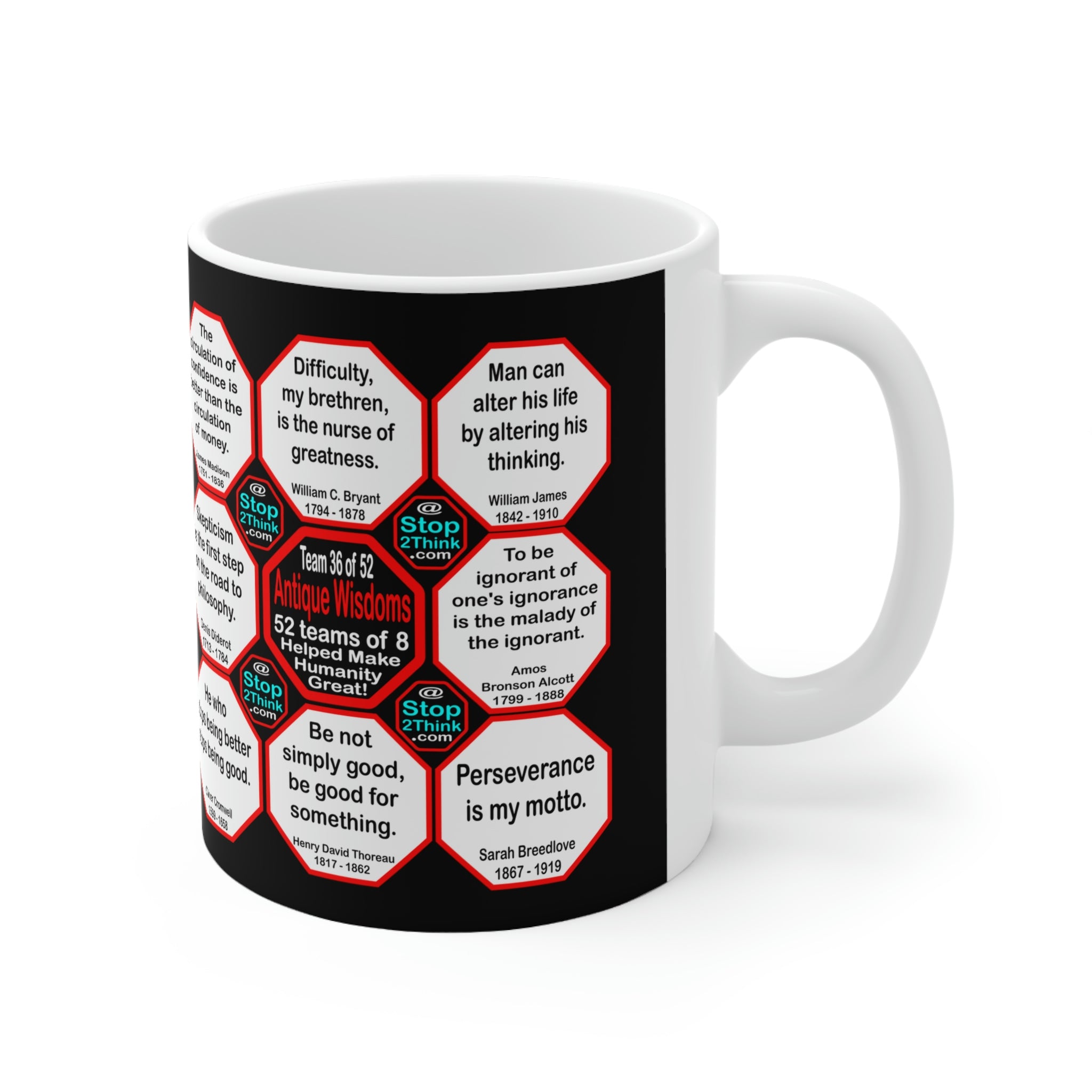 Inspirational Wisdom Mug - Team 36 of 52 Teams