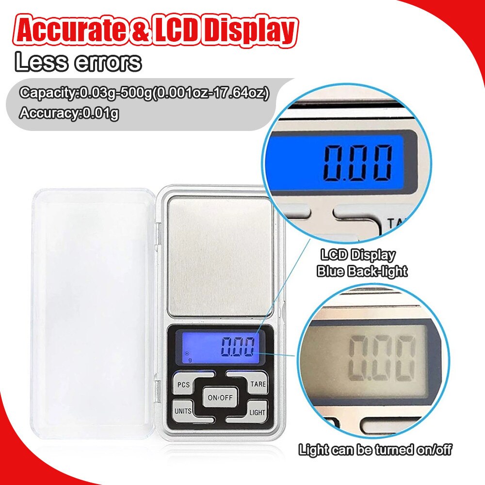 High Precision Digital Pocket Scale for Accurate Weighing