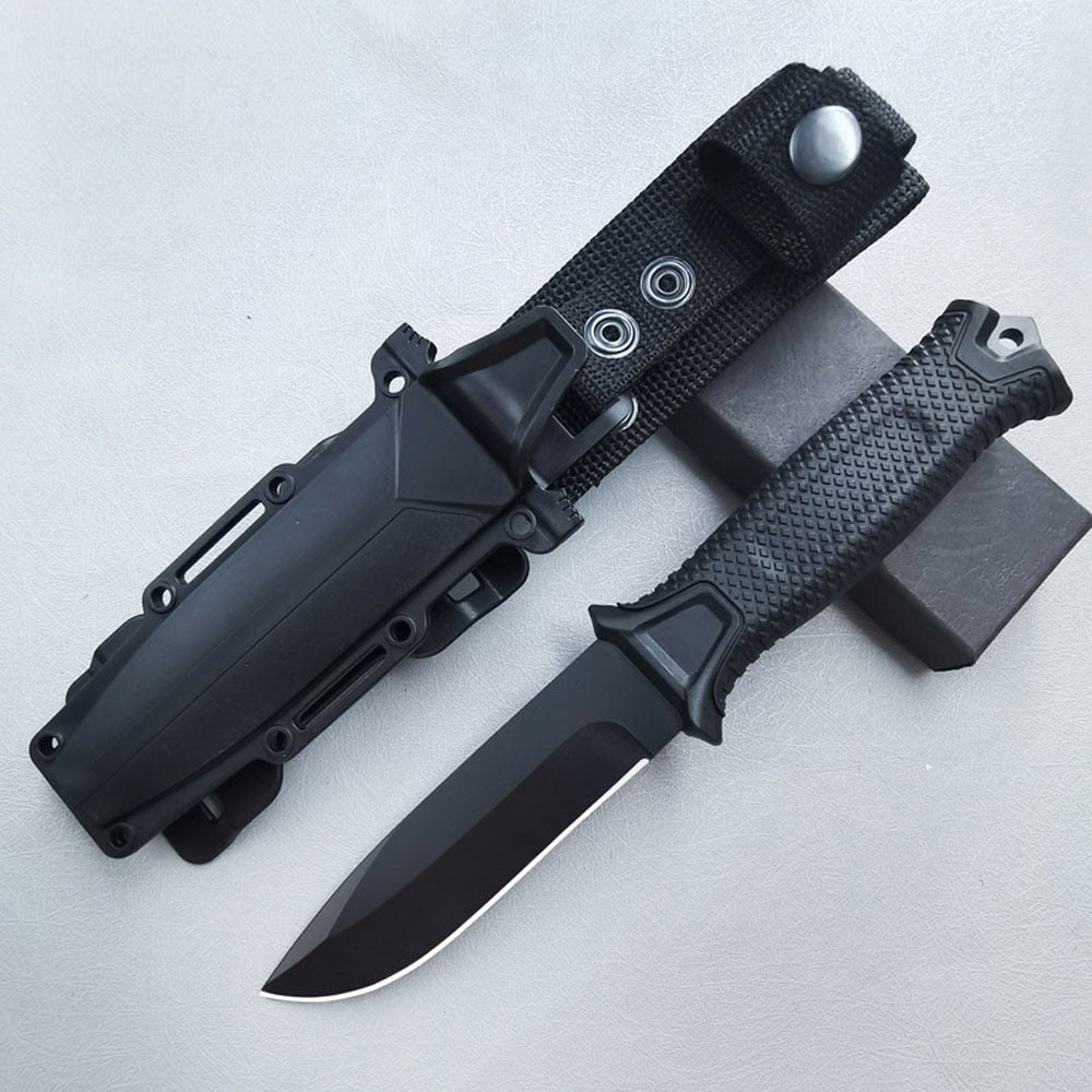 Rugged Outdoor Tactical Knife for Hunting, Self-Defense, and Survival
