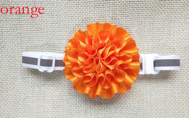 Reflective Pet Collar with Bow Ties for Small Dogs and Cats - 50pcs Pack