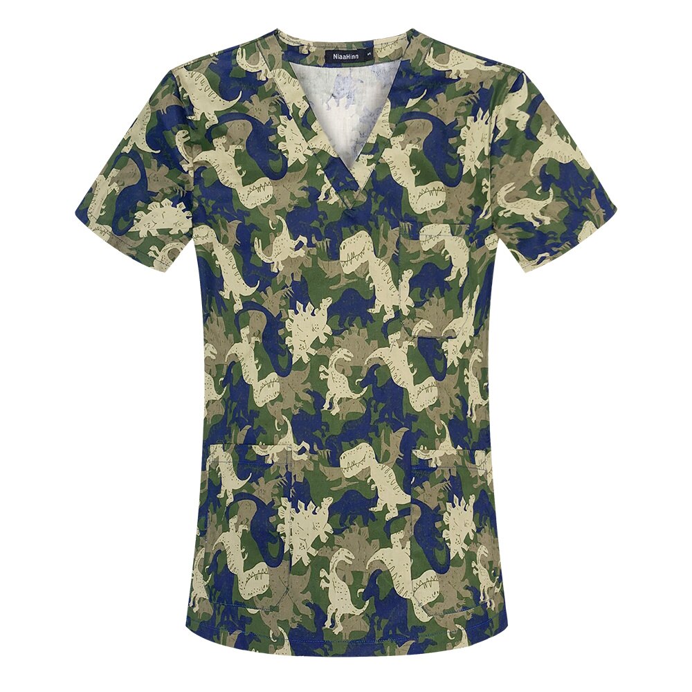 Unisex Medical Scrubs with Anime-Inspired Prints