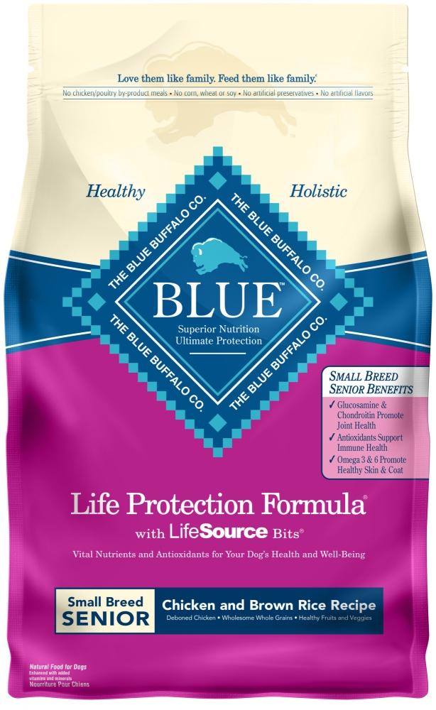 Blue Buffalo Senior Small Breed Chicken & Brown Rice Dry Dog Food