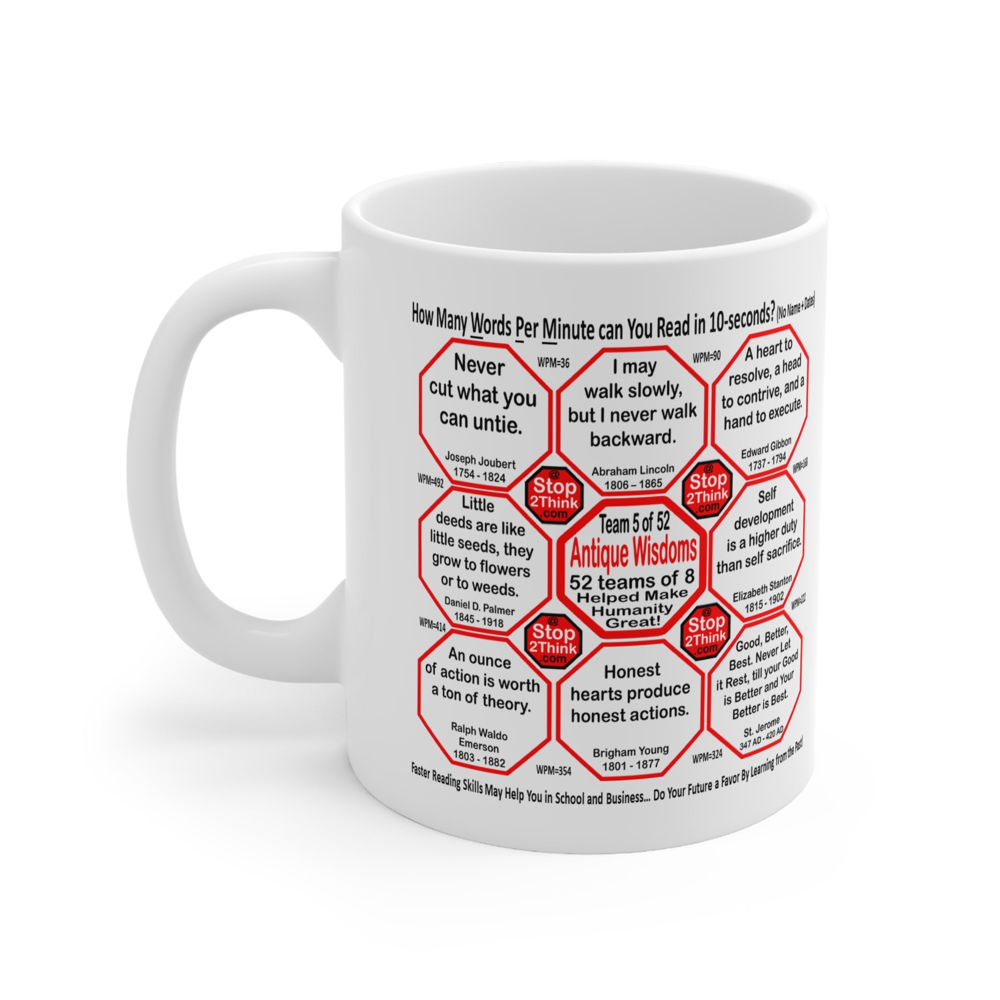 Speed Reading Challenge Mug - Boost Your Reading Skills