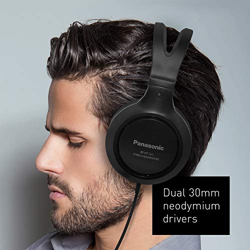 Panasonic RP-HT161-K Over-Ear Headphones - Black