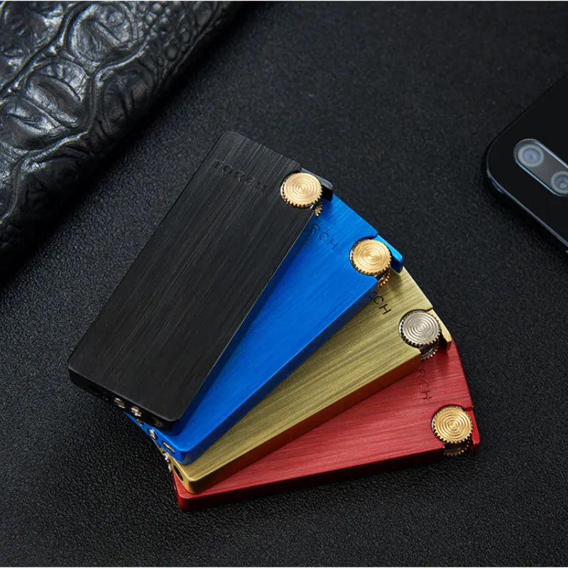 2023 Upgraded Ultra-Slim Metal Butane Gas Lighter with Turbo Jet Flame