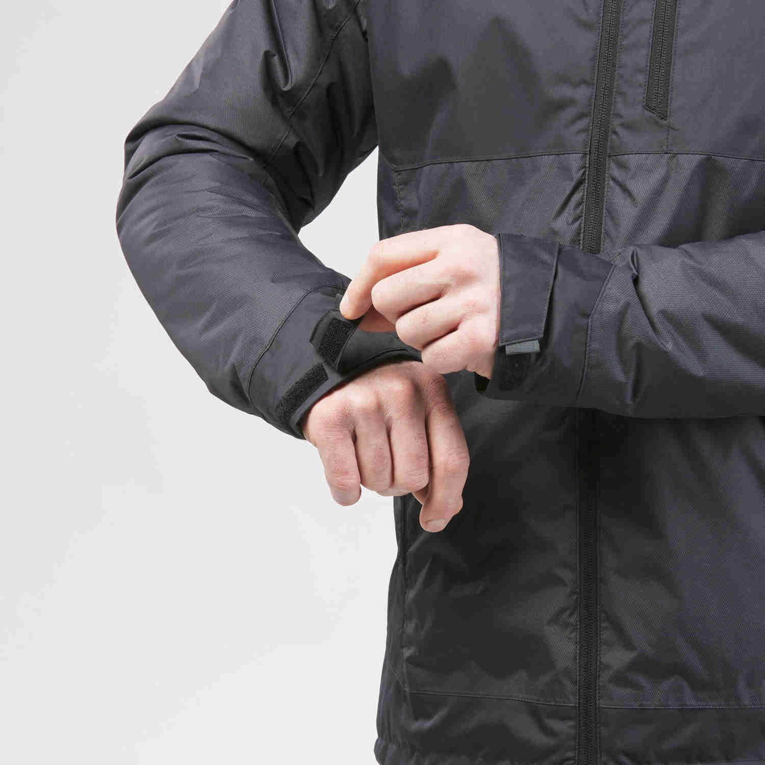 Men's Waterproof Hiking Jacket for Cold Weather - SH500