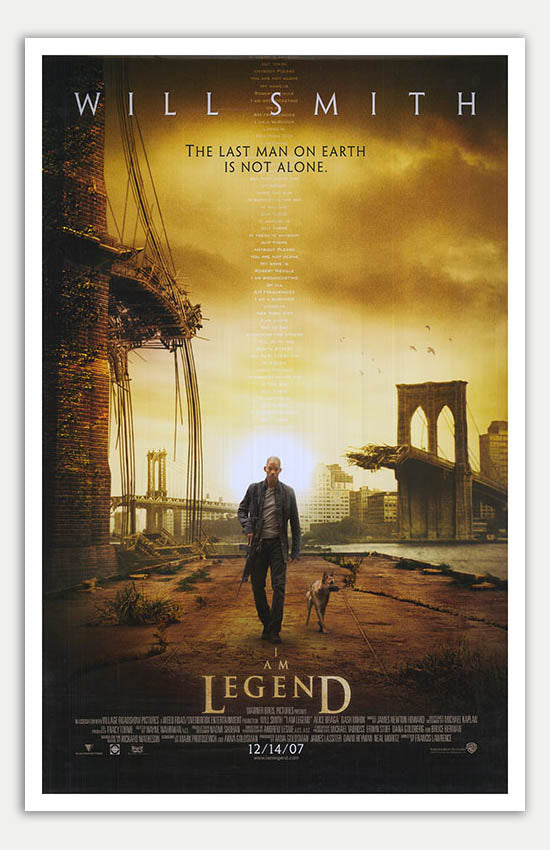 I am Legend - 11 x 17 Movie Poster Reprint, 2007