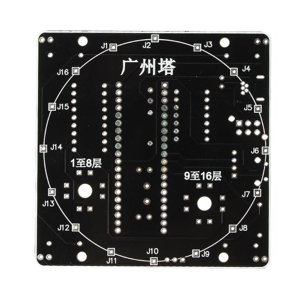 DIY LED Light Cube Canton Tower Suite with Wireless Remote Control