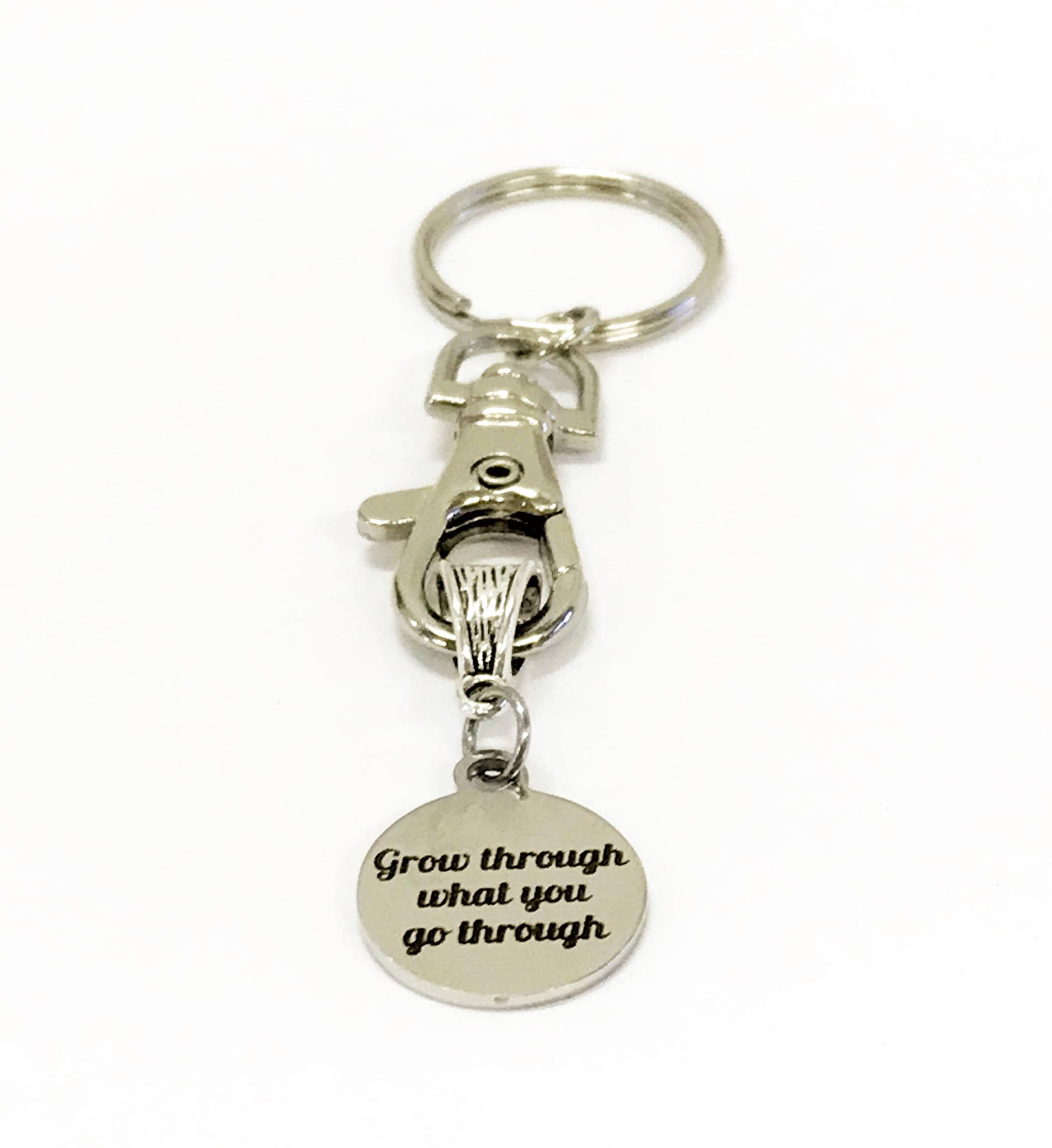 Inspirational Keychain - Overcome Challenges with Style