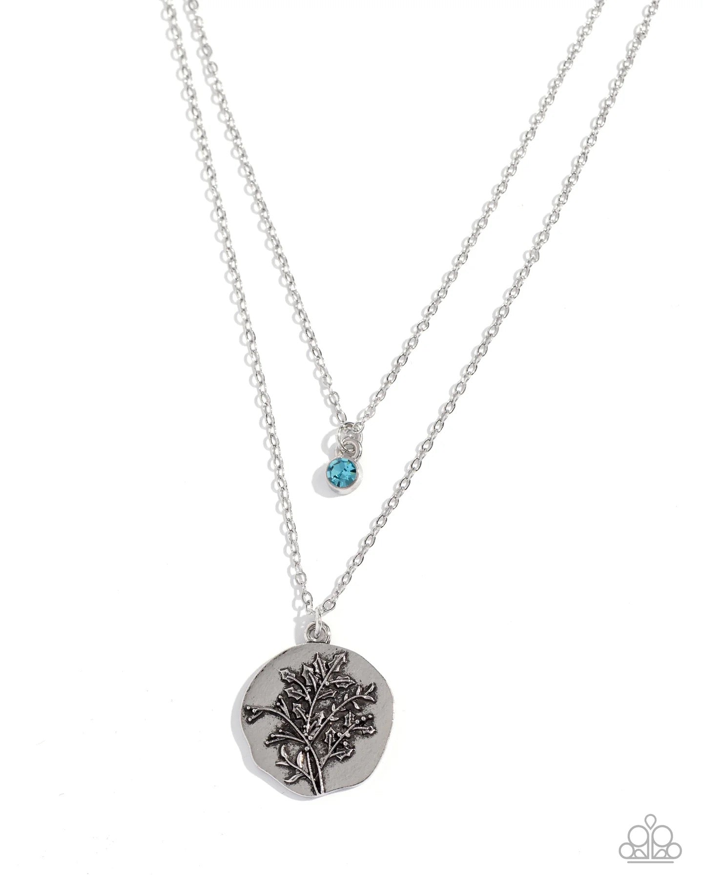 December Turquoise Birthstone Necklace Set