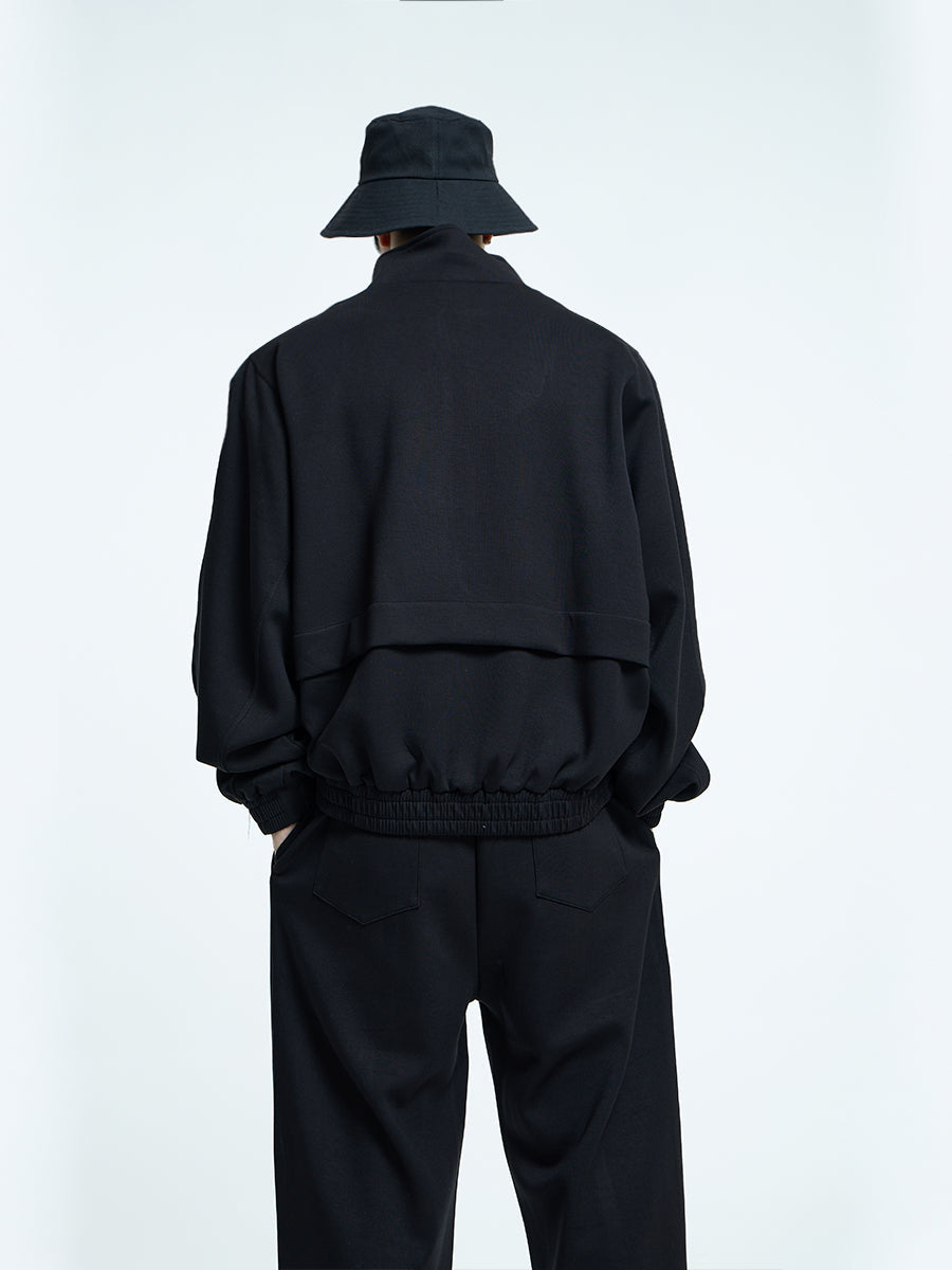 【23s September.】Men's Simple Casual Trousers & Top Sports Suit - Medium