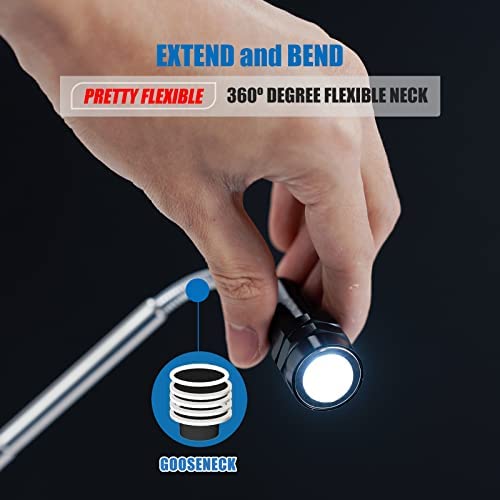 VIBELITE Telescoping Magnetic Flashlight - Multi-Functional Tool for Repairs & Gifts