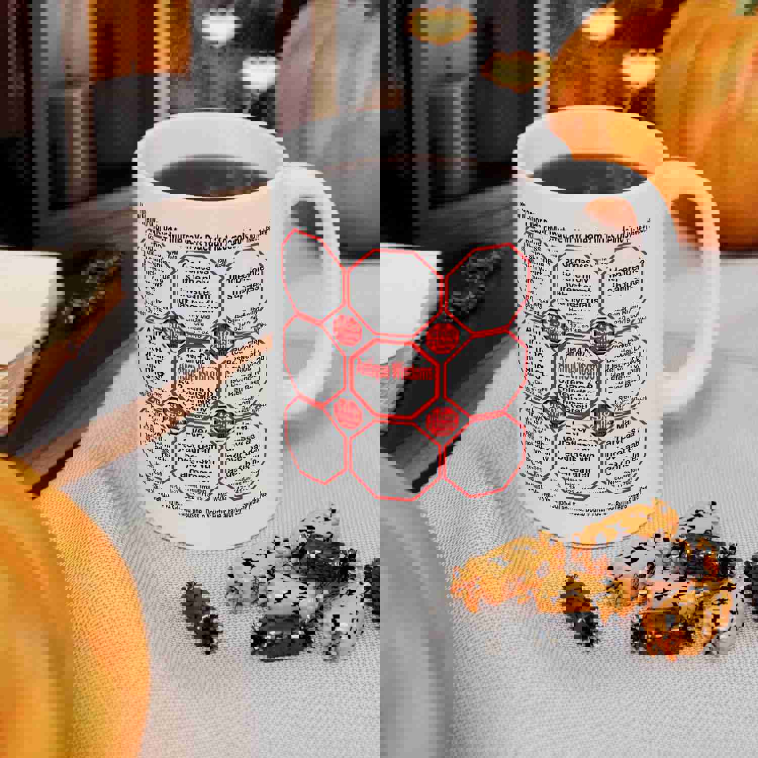 Speed Reading Challenge Mug - Test Your Reading Speed with Wisdom Quotes