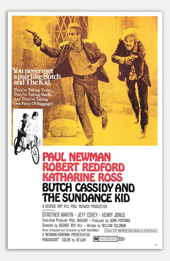 Butch Cassidy and the Sundance Kid - 11 x 17 Vintage Movie Poster