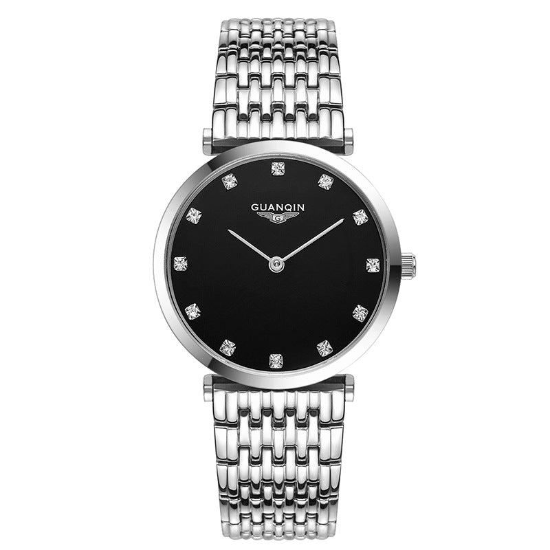 Stylish Quartz Watch with Sapphire Crystal, Water-Resistant for Men and Women