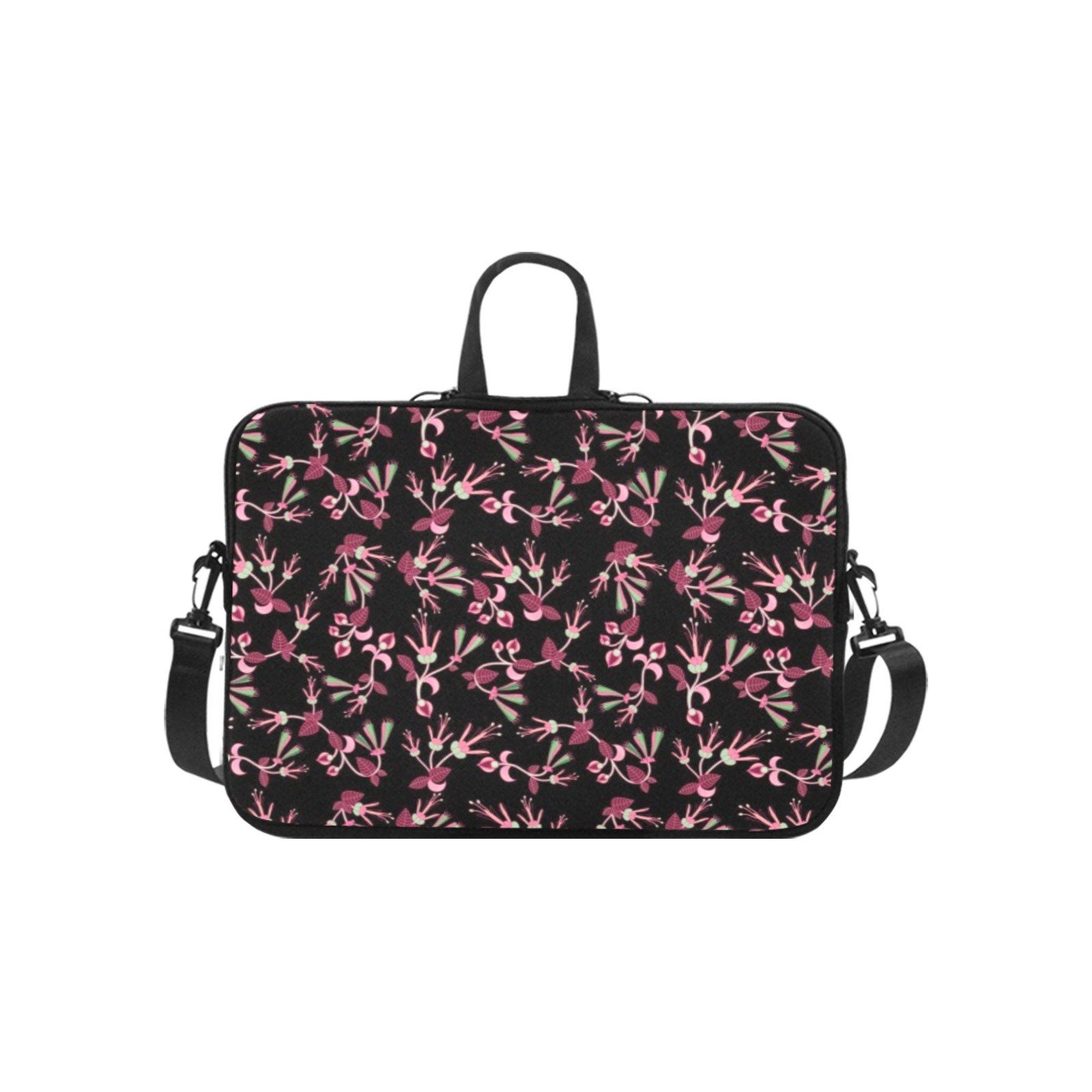 Floral Hummingbird-Inspired Laptop Handbag