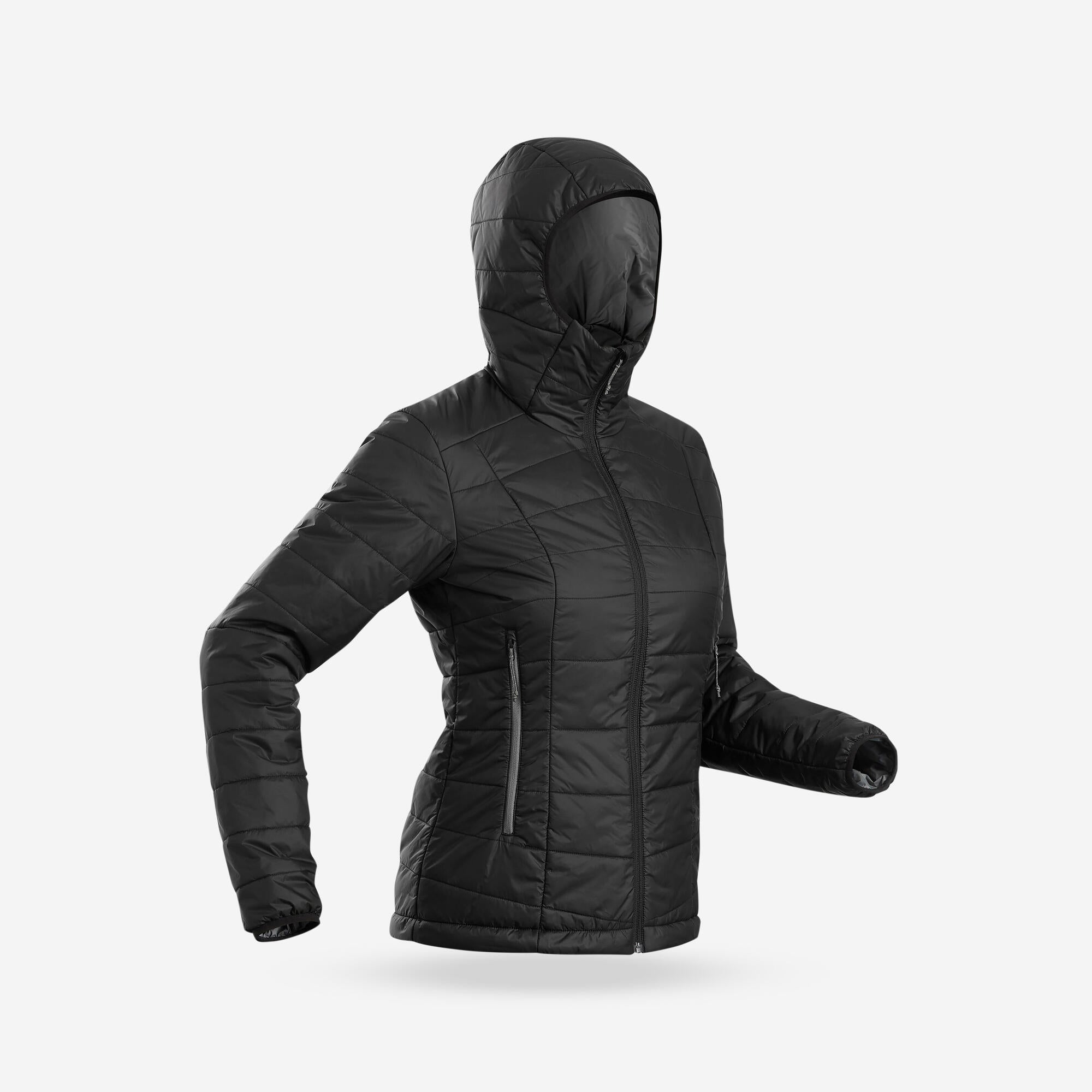 Forclaz Women's MT100 Hooded Synthetic Jacket - Warm, Lightweight, and Versatile