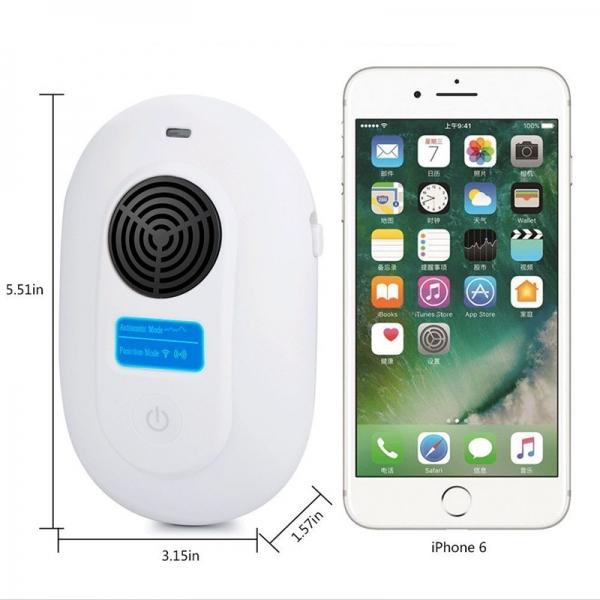 Ultra-Quiet Ultrasonic Pest Repeller with LCD for Home Protection