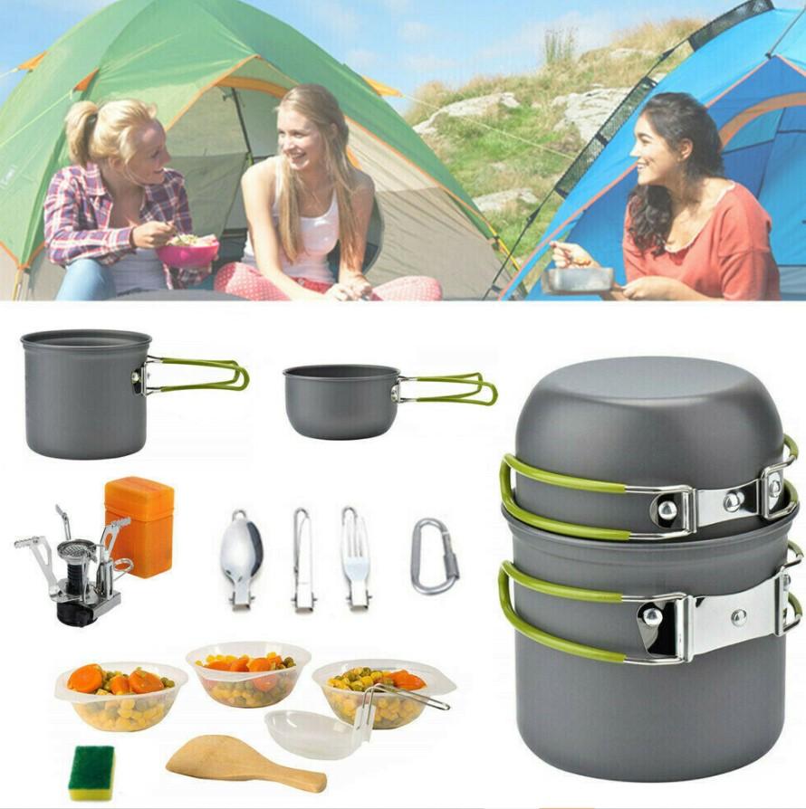 Ultimate 14-Piece Portable Camping Cookware Set