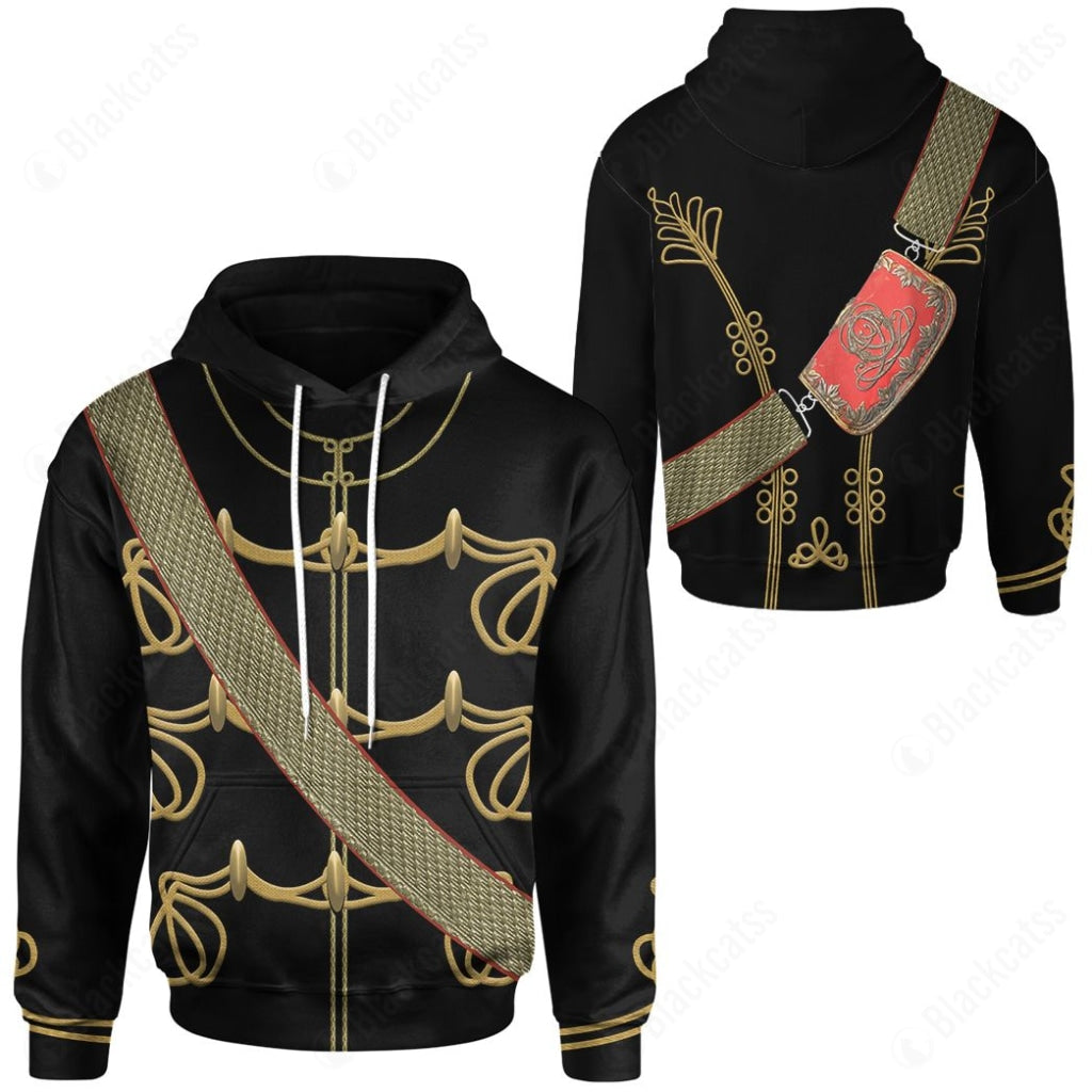 Historical British Army 7th Queens Own Hussars Custom T-Shirt