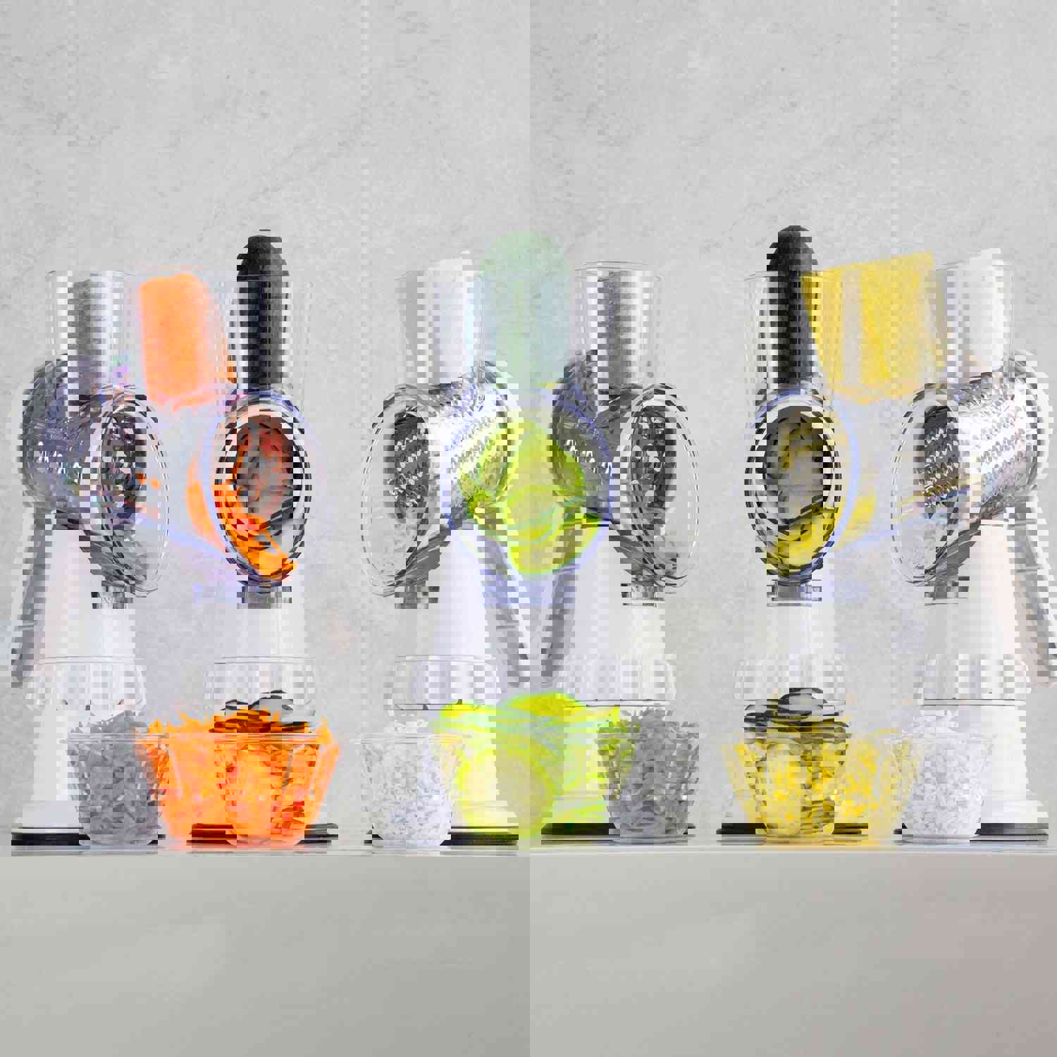 3-in-1 Multifunctional Vegetable Slicer, Grater, and Shredder