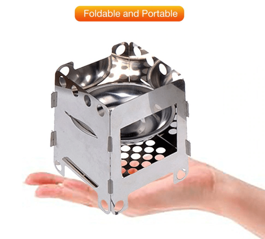 TrekX™ Stainless Steel Portable Outdoor BBQ Stove
