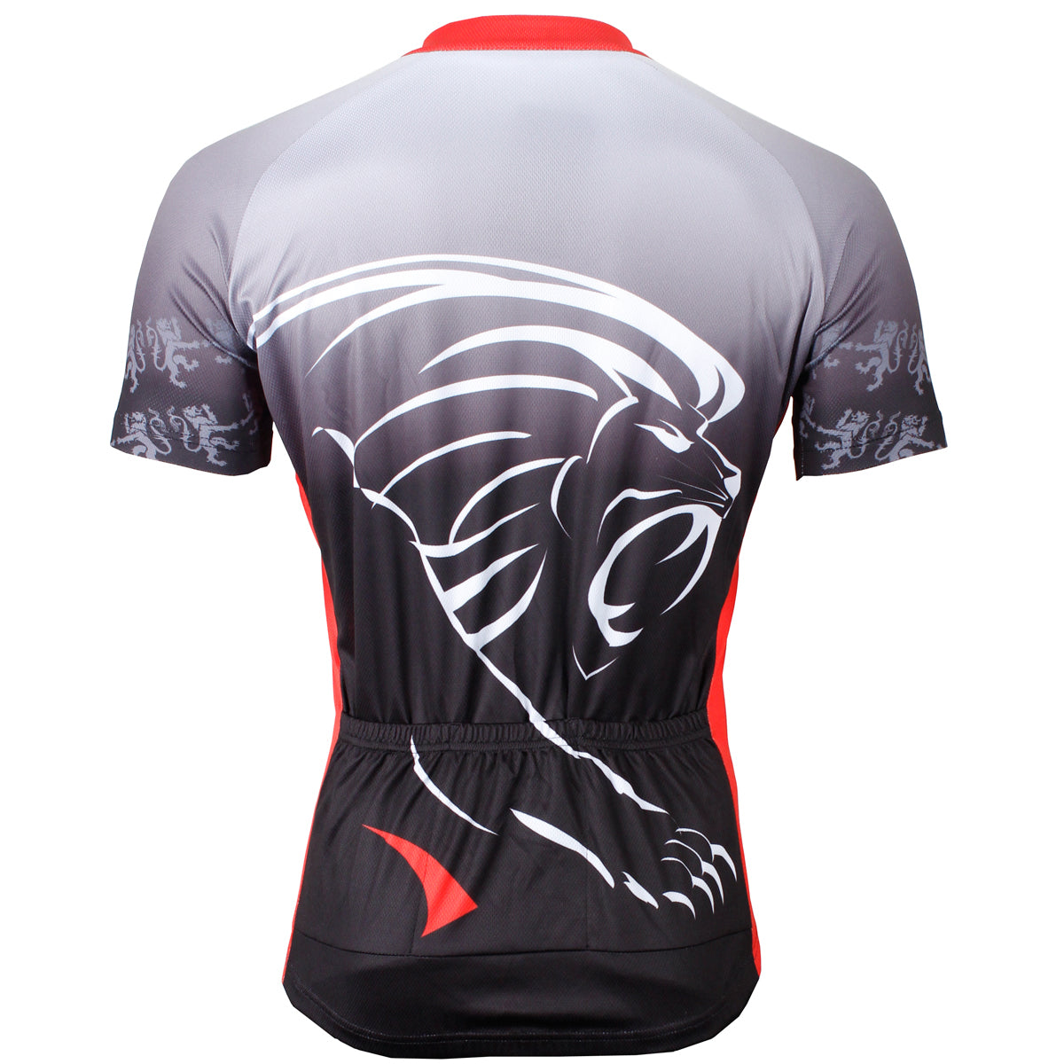 ILPALADINO Men's Cycling Jersey - Breathable, Quick-Dry, King of Lions Design