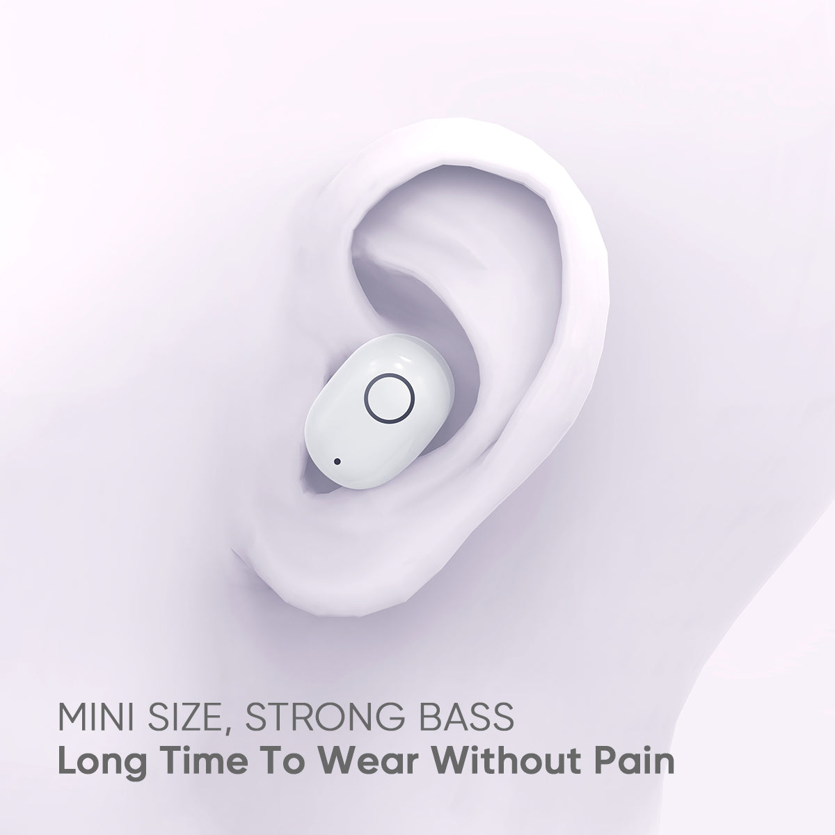 Wireless TWS Earbuds with Deep Bass and Touch Control