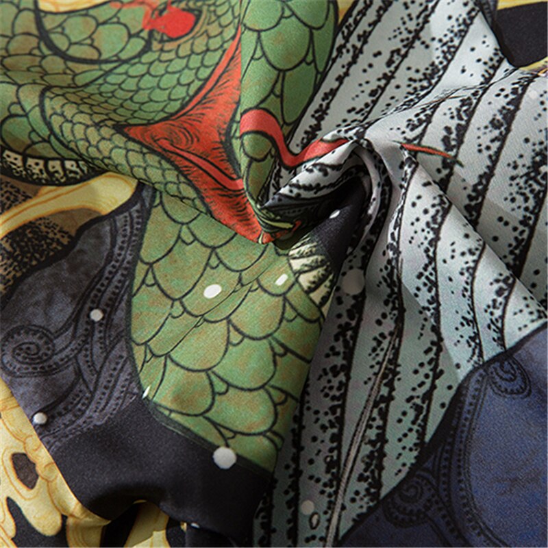 Japanese Anime Style Whale Print Kimono for Men & Women