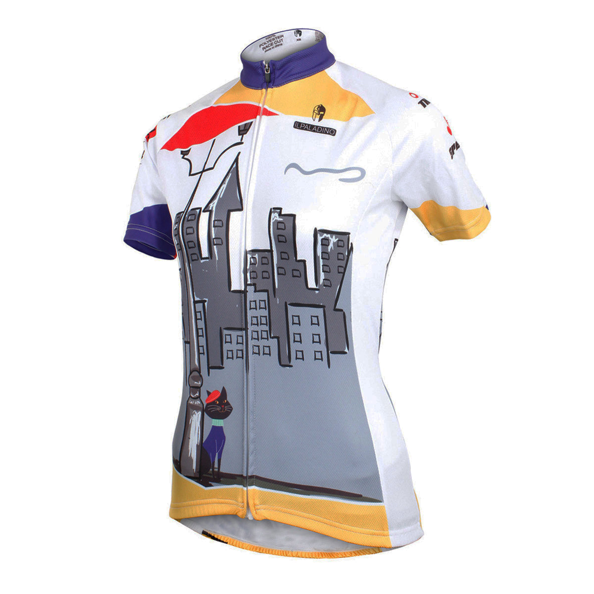Ilpaladino Women's Quick Dry Cycling Jersey - Breathable, Lightweight & Reflective
