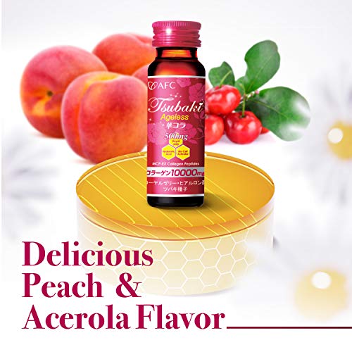 AFC Japan Tsubaki Ageless Beauty Collagen Drink - Premium Skin Revitalization Formula