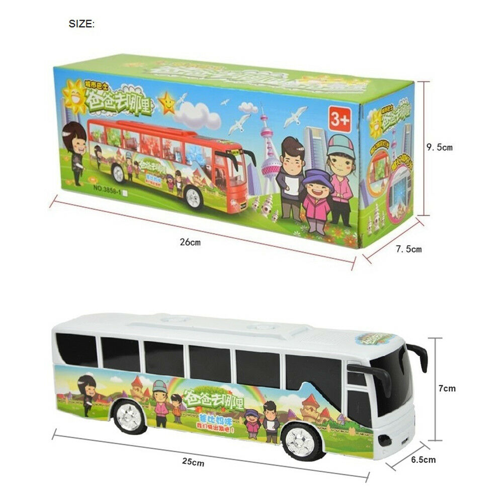 Children's Electric Music Bus Toy with Lights