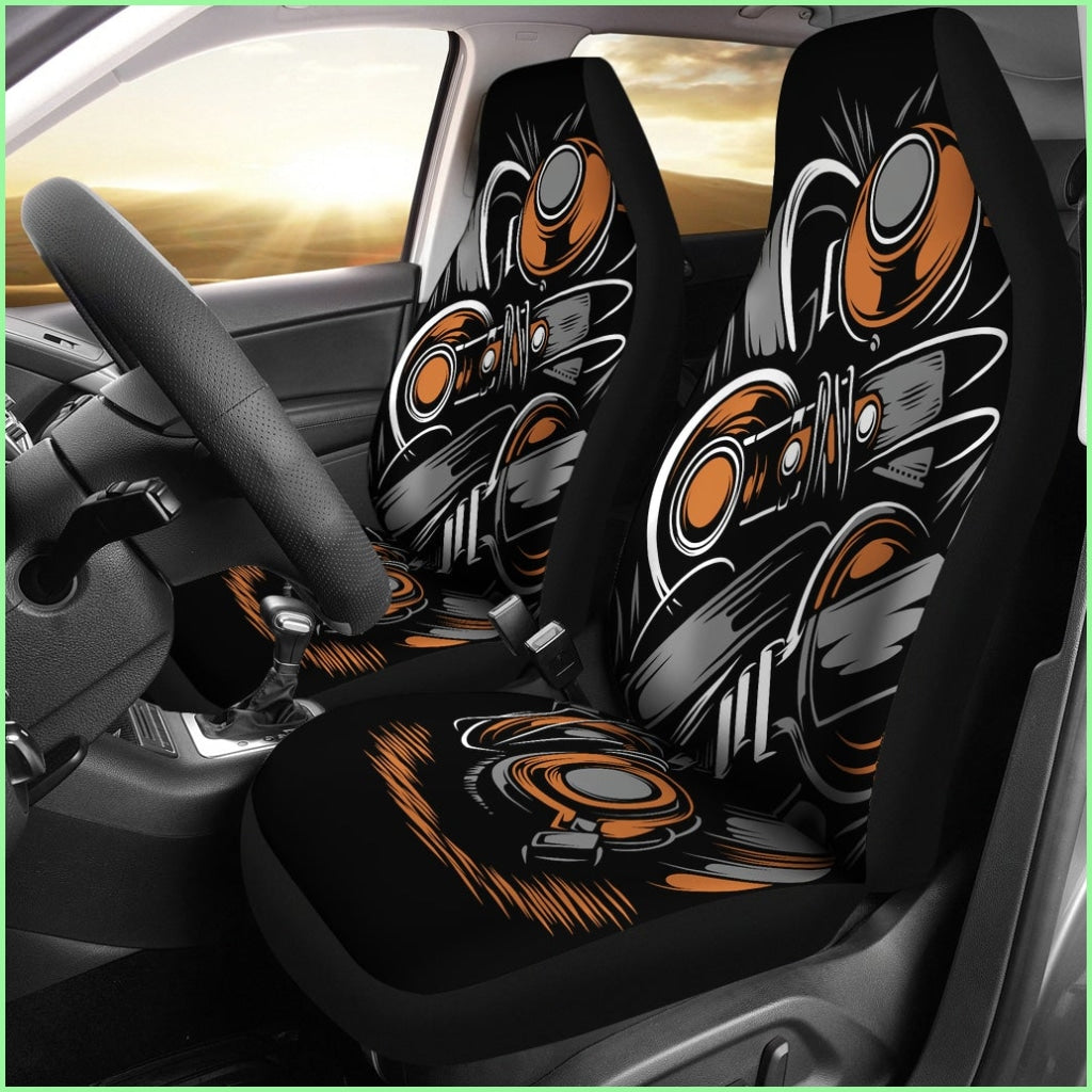 Custom-Made Headphone Beats Car Seat Covers